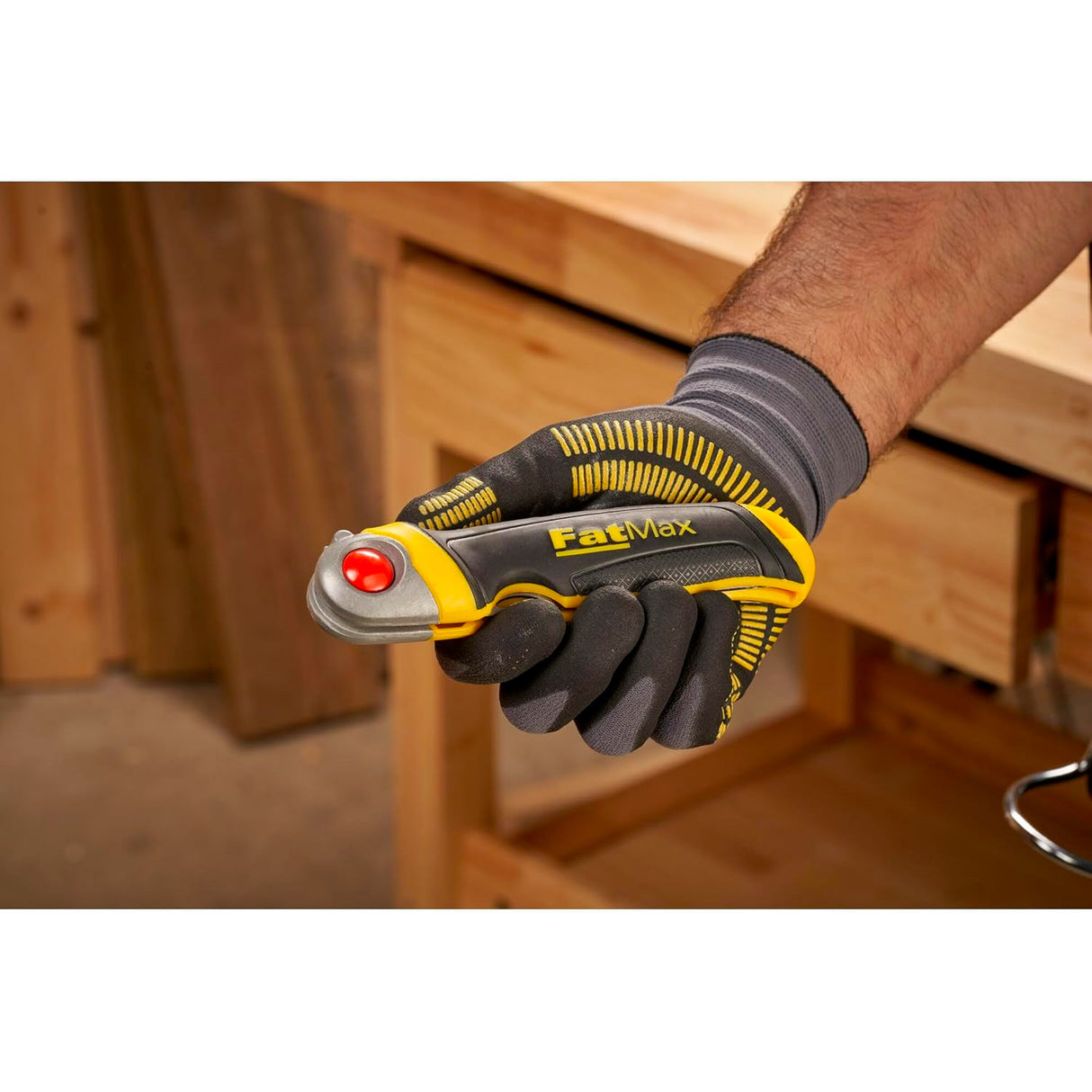 STANLEY FATMAX Scie à guichet lame rétractable 1mm 3 angles de blocages FMHT0-20559