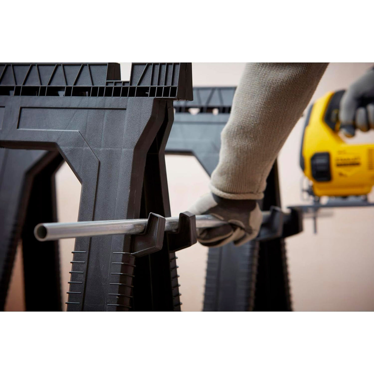 STANLEY Lot de 2 tréteaux pliables STST1-70713