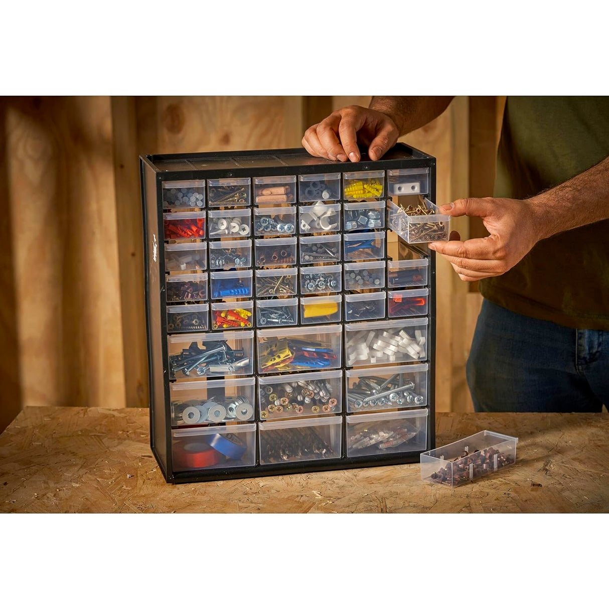 STANLEY Casier de rangement 39 compartiments 36,5x16x44,5cm 1-93-981