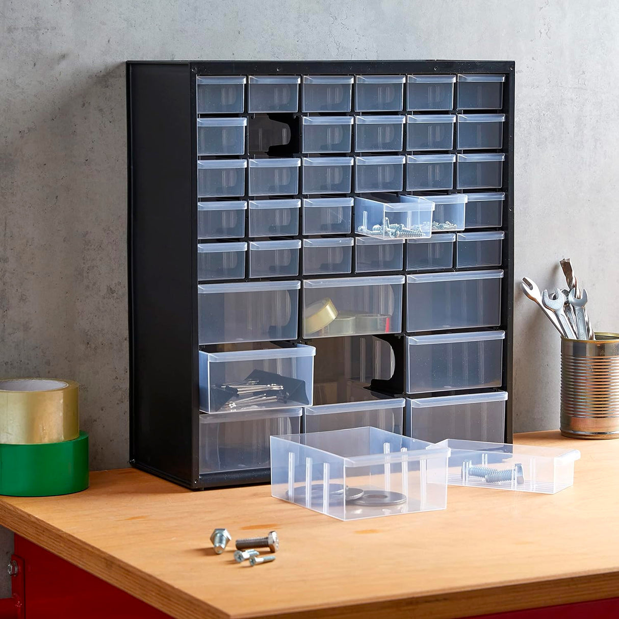 STANLEY Casier de rangement 39 compartiments 36,5x16x44,5cm 1-93-981