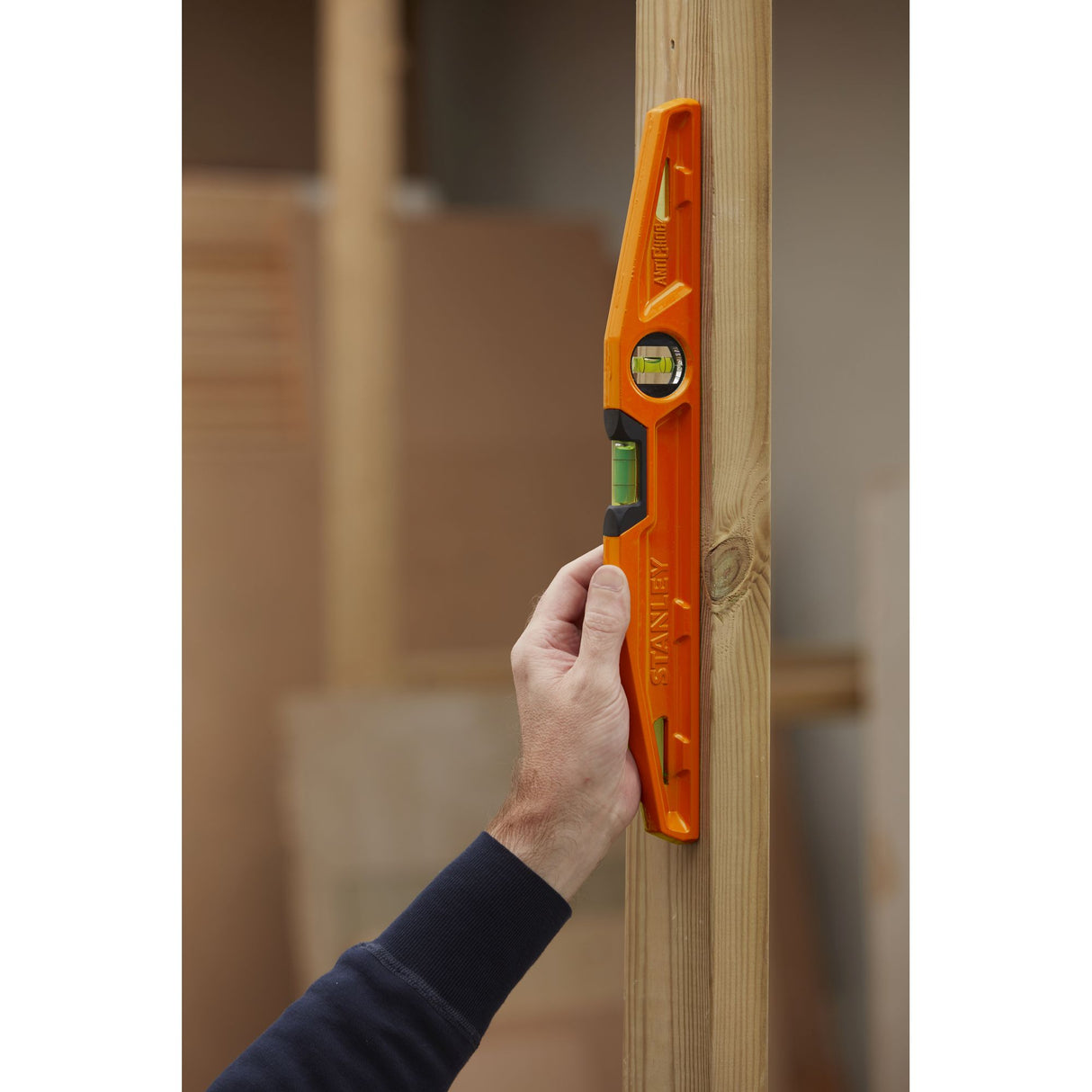 STANLEY Niveau à bulles trapézoïdal MLH 40cm 2 fioles 1-42-312