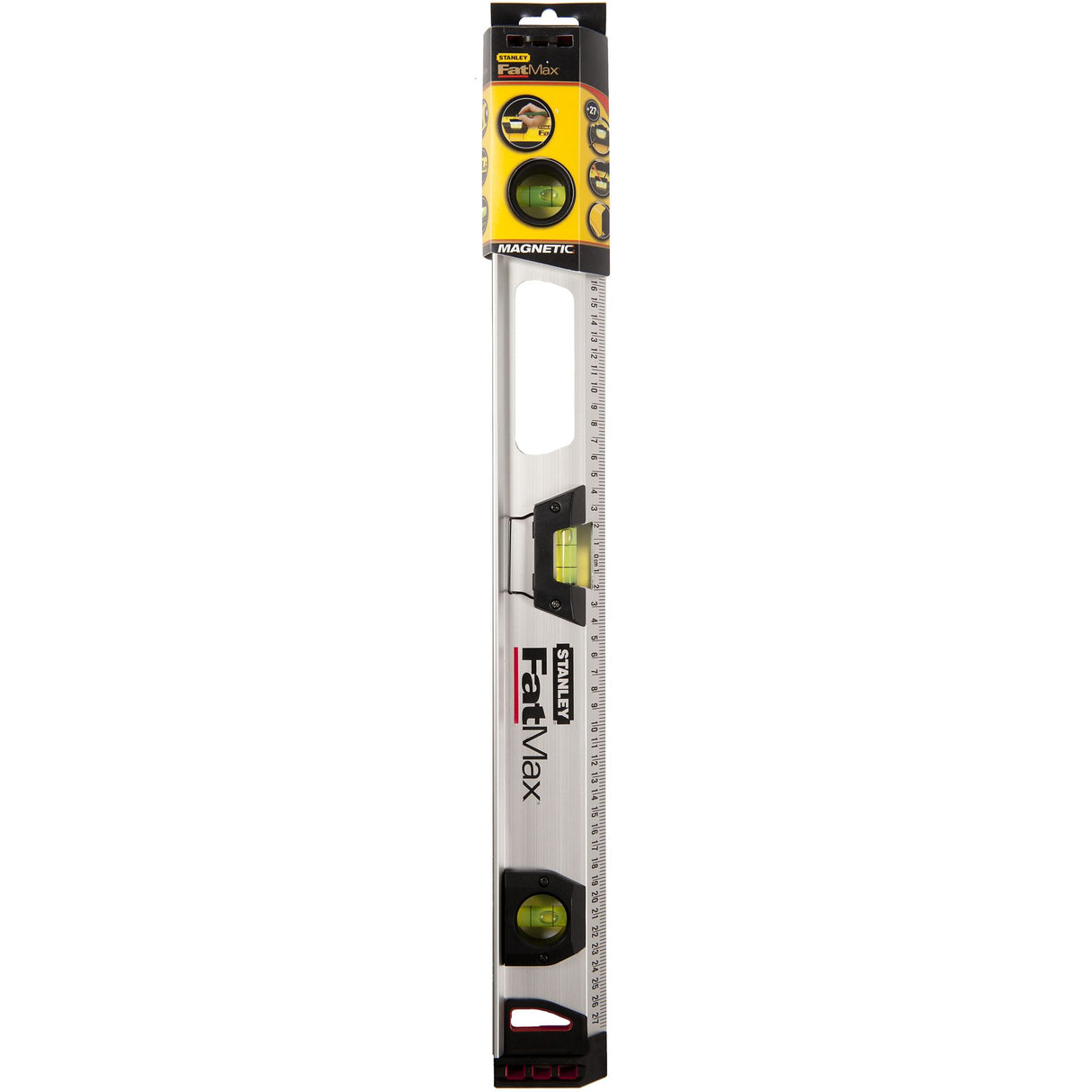 STANLEY FATMAX Niveau à bulles 60cm 3 fioles magnétique Profile I-Beam 1-43-554