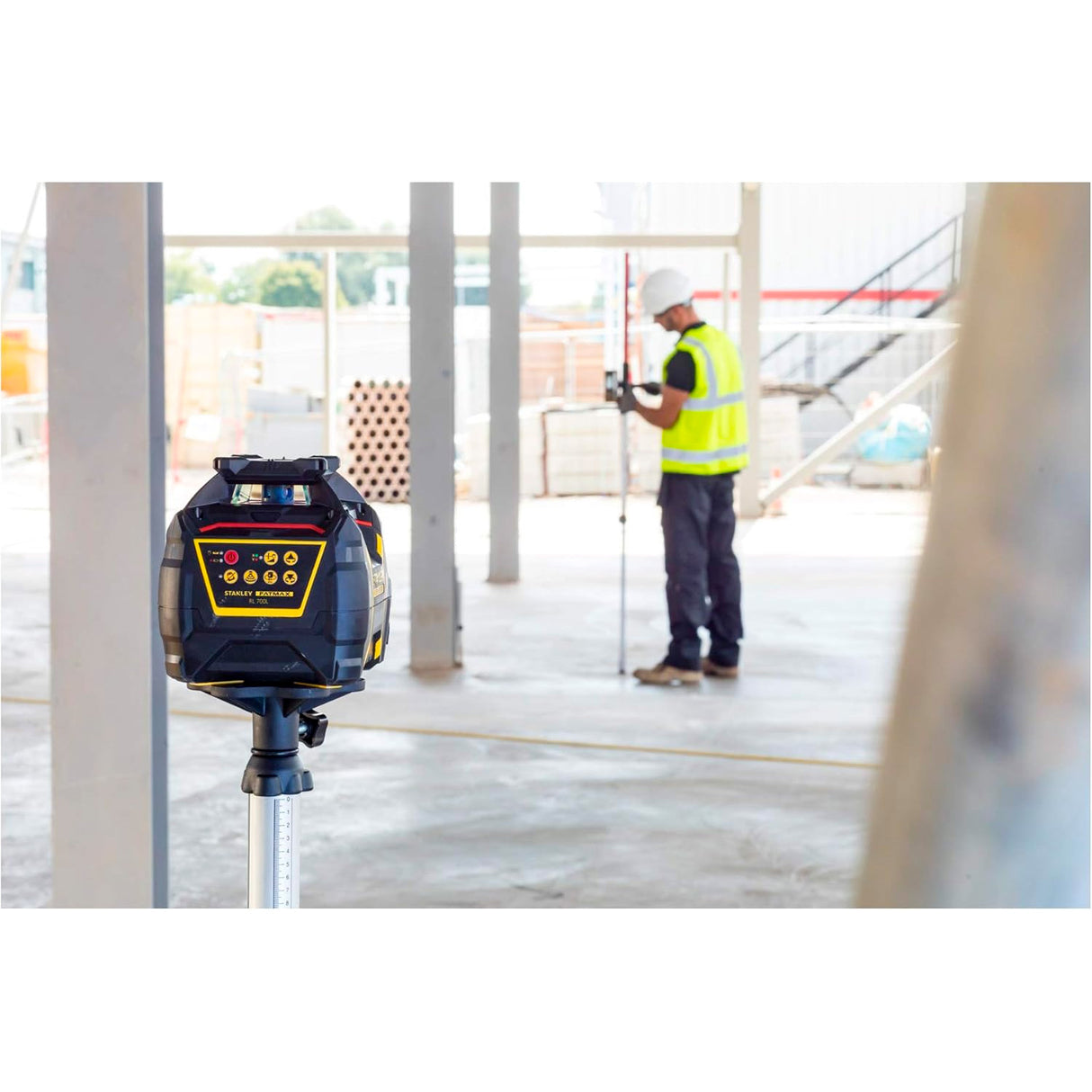 STANLEY FATMAX Niveau laser rotatif rouge RL700L 600m FMHT77447-1