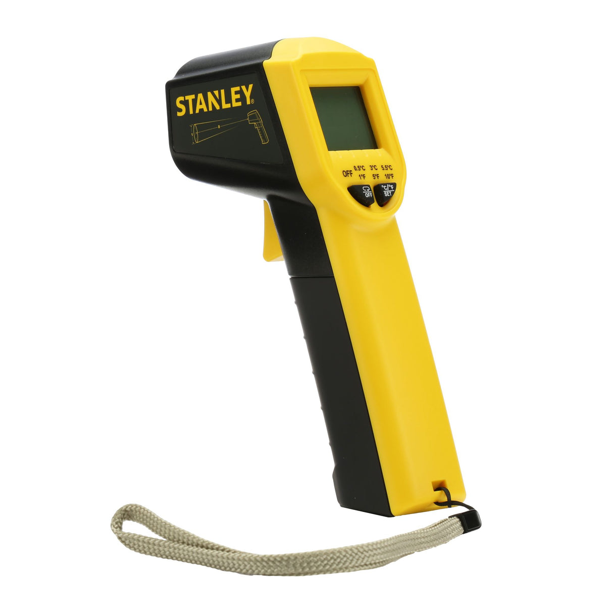 STANLEY Détecteur thermique 38°C à 520°C écran LCD rétro-éclairé STHT0-77365