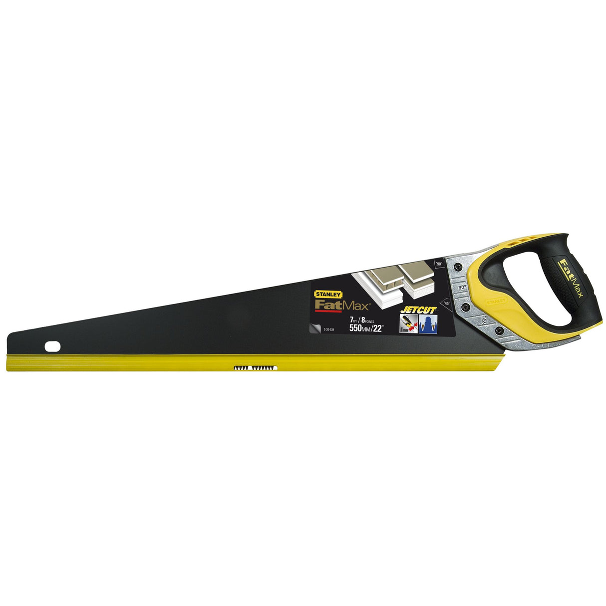 STANLEY FATMAX Scie égoïne 550mm lame pour panneaux de plâtre JetCut Blade Armor 2-20-534