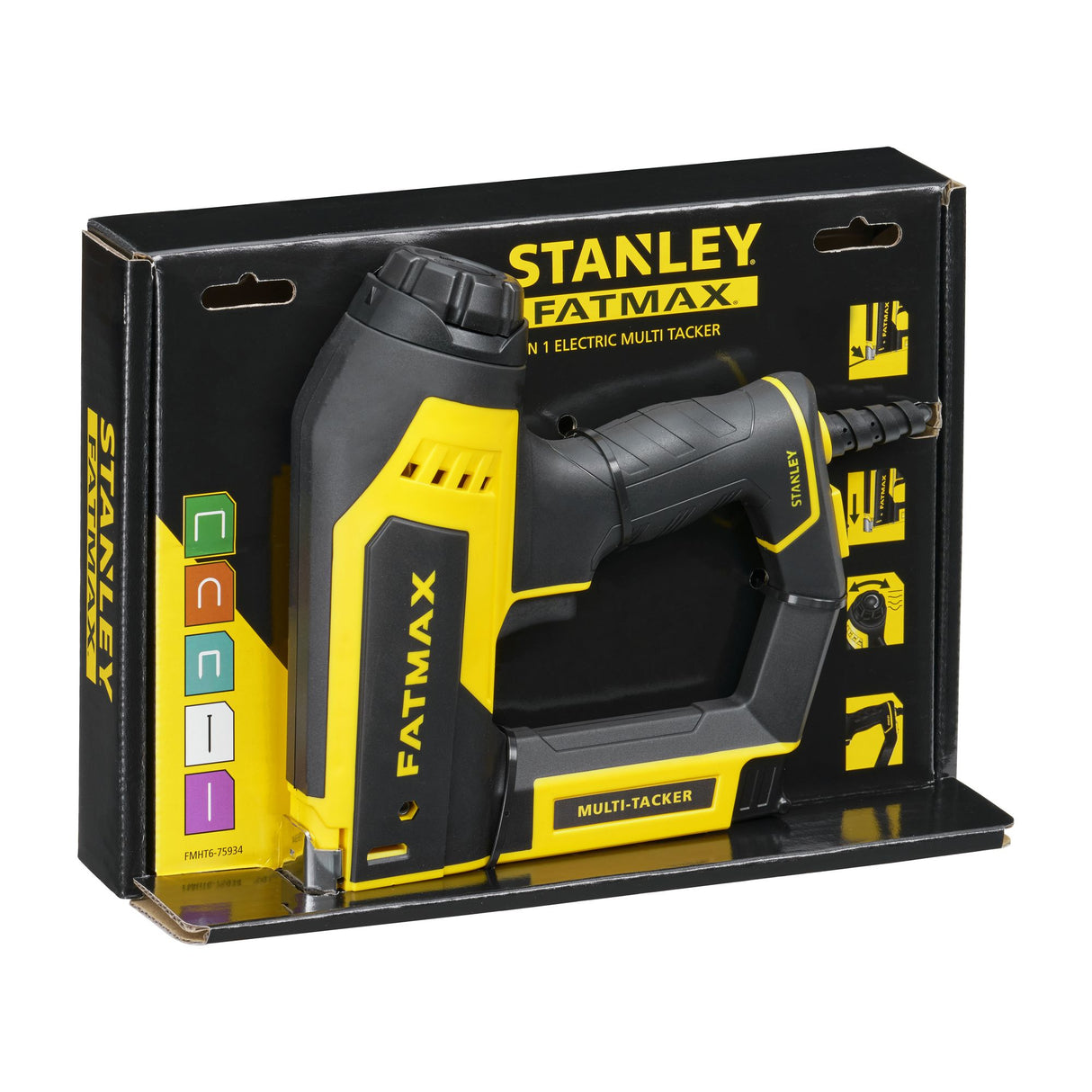 STANLEY FATMAX Agrafeuse-cloueuse filaire 5 types d'agrafes et clous FMHT6-75934