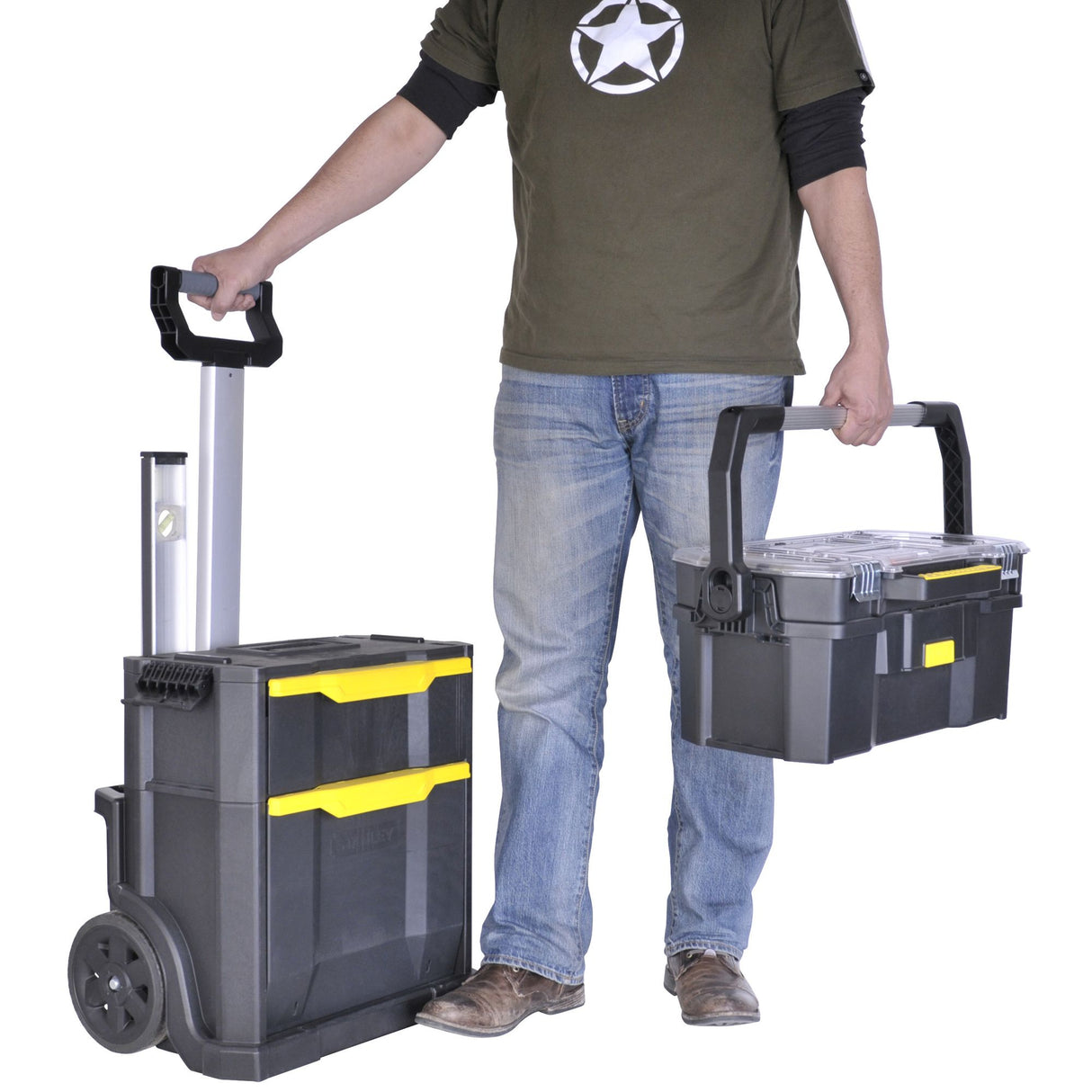 STANLEY Servante Modulo 2 en 1 avec boite à outils et organiseur STST1-79231