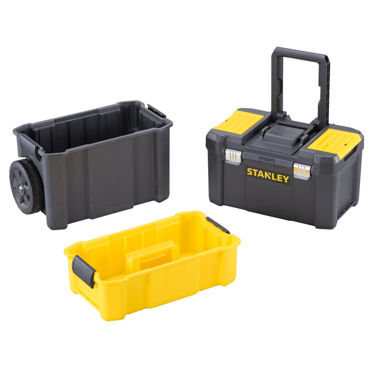 STANLEY Servante 3 en 1 boite à outils et panier porte-outil détachables avec coffre STST1-80151