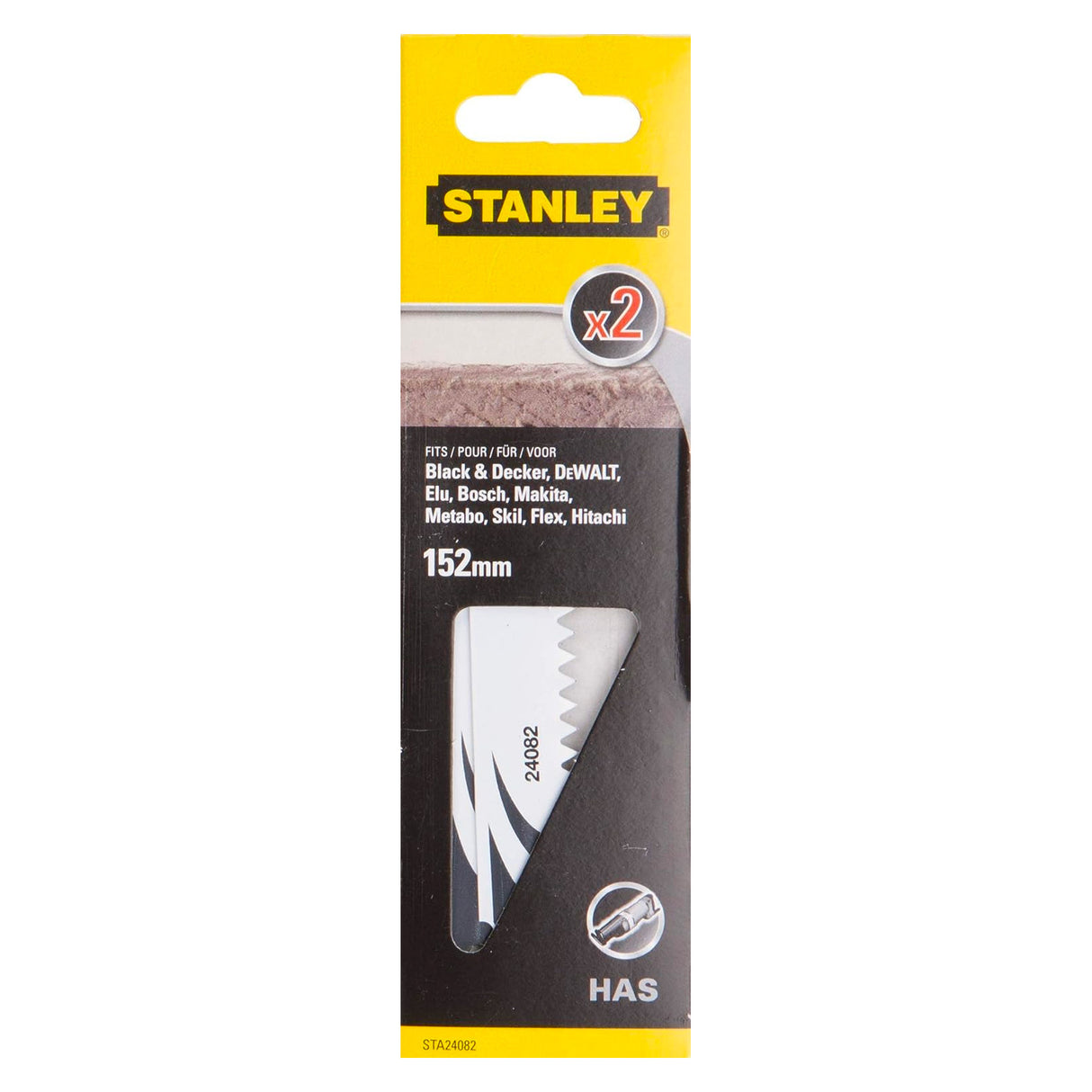 STANLEY Lame de scie sabre HAS 152mm STA24082-XJ