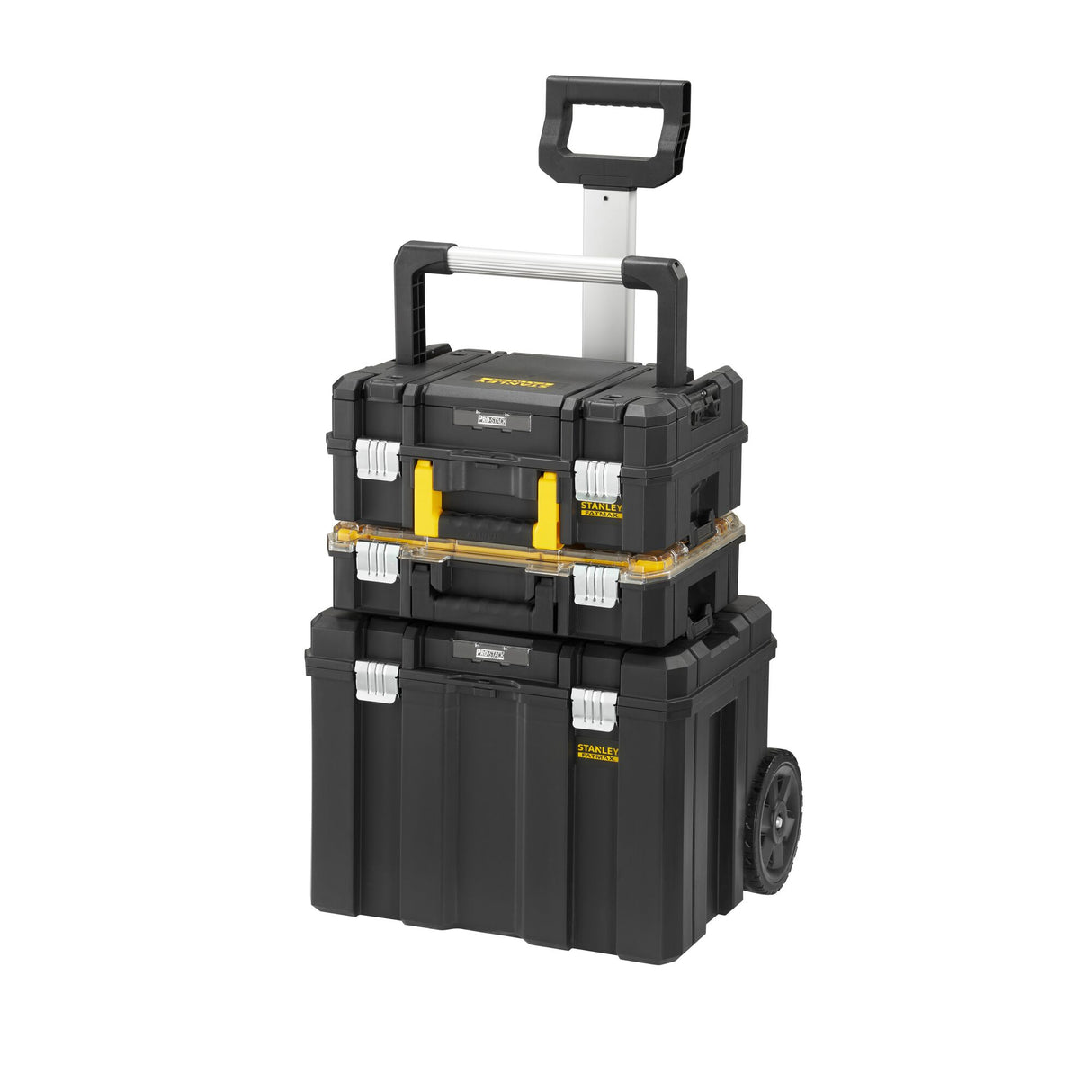 STANLEY FATMAX Tour Mobile TSTAK PRO-STACK Organiseur 7 compartiments - Mallette 14L - FMST1-80103