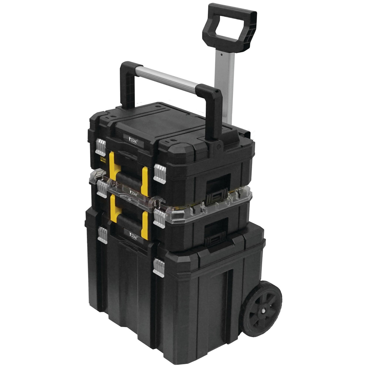 STANLEY FATMAX Tour Mobile TSTAK PRO-STACK Organiseur 7 compartiments - Mallette 14L - FMST1-80103