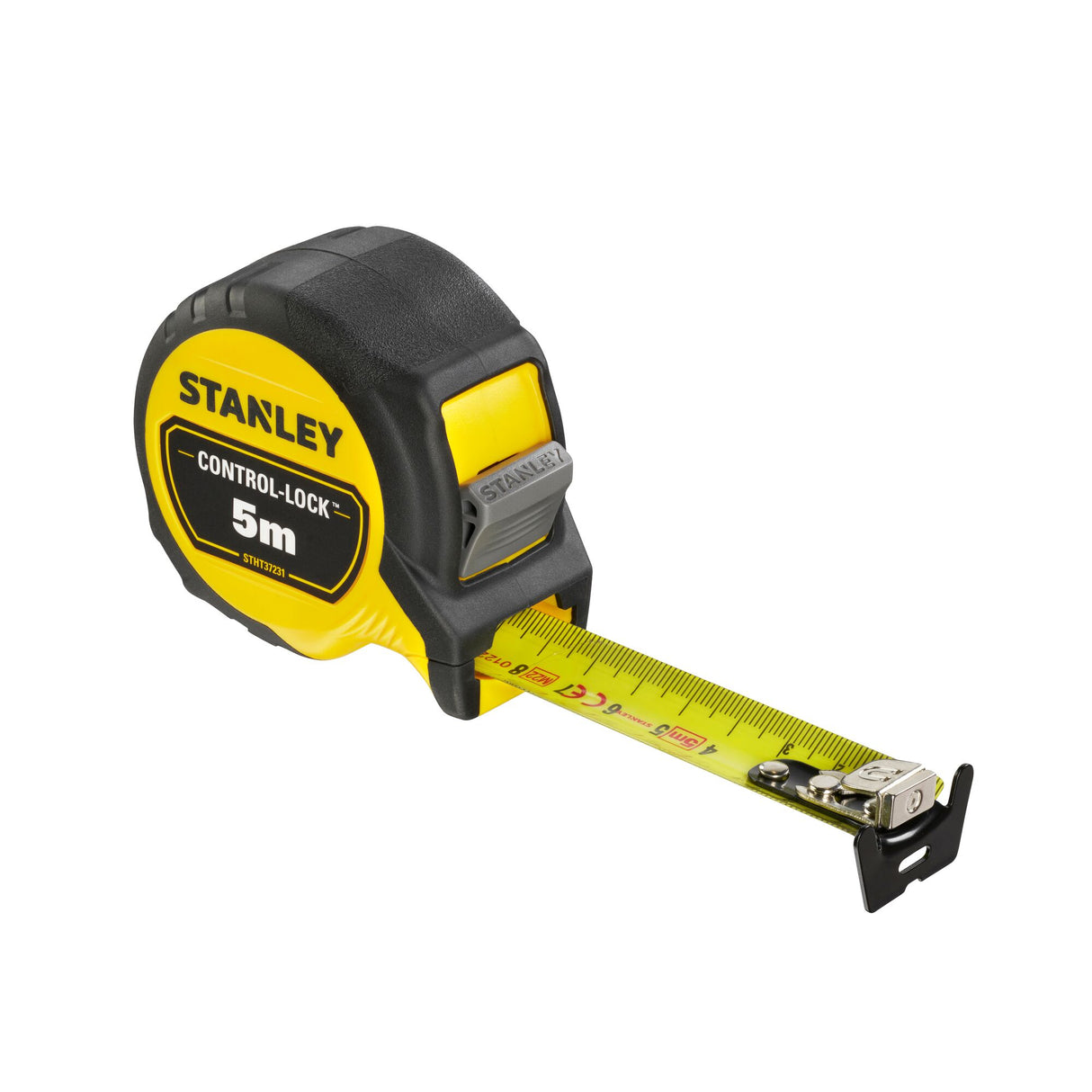 STANLEY Mètre ruban 5m double marquage magnétique système Finger Brake ControlLock Blade Armor STHT37231-0