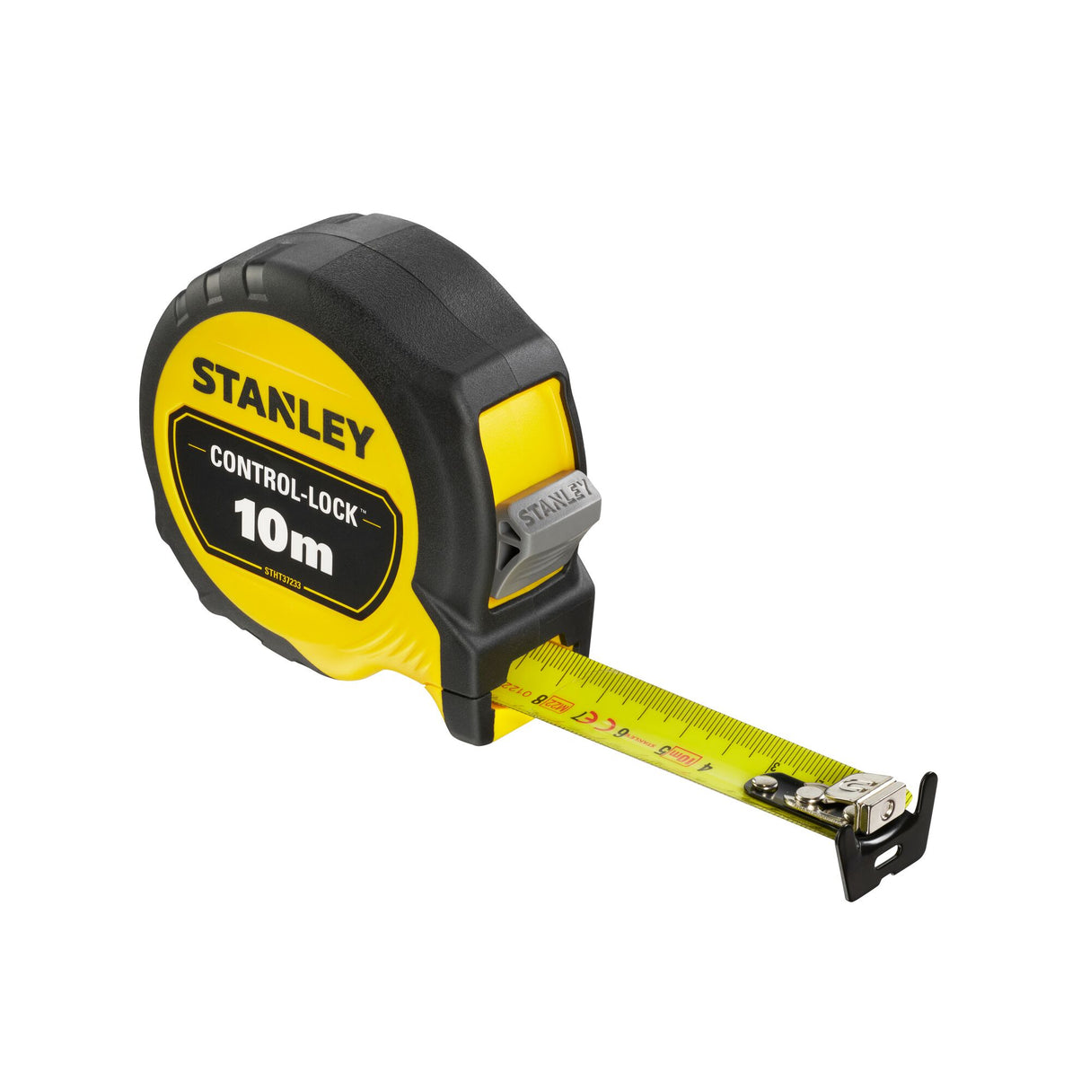 STANLEY Mètre ruban 10m double marquage magnétique système Finger Brake ControlLock Blade Armor STHT37233-0