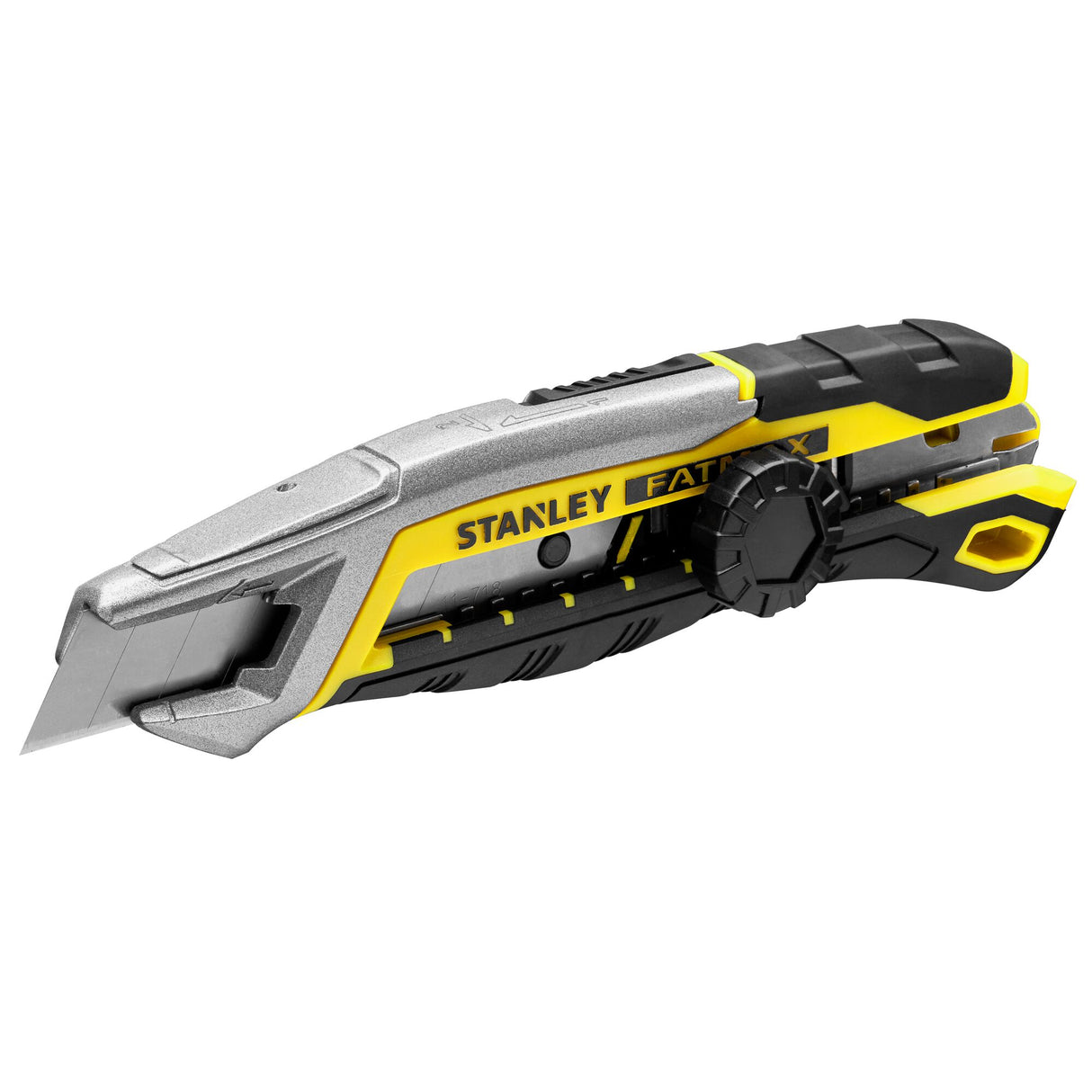 STANLEY FATMAX Cutter 18mm molette crantée et système de casse-lame rapide Quick Snap FMHT10592-0