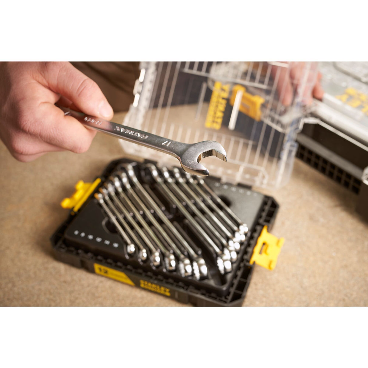 STANLEY FATMAX Jeu de 12 clés mixtes 6à17mm Stakbox M FMMT98104-0