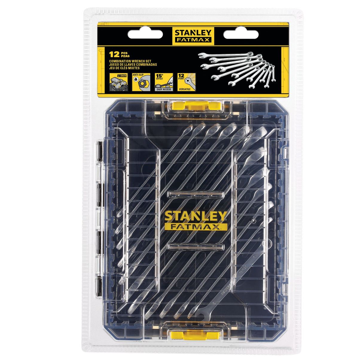 STANLEY FATMAX Jeu de 12 clés mixtes 6à17mm Stakbox M FMMT98104-0