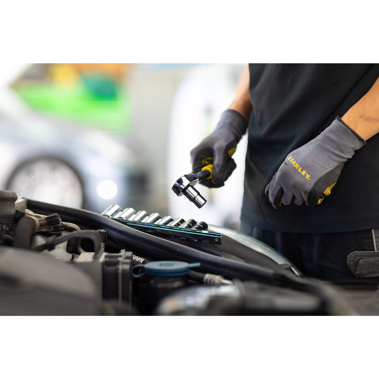 STANLEY Jeu de cliquet et douilles 1/4" STMT82666-0