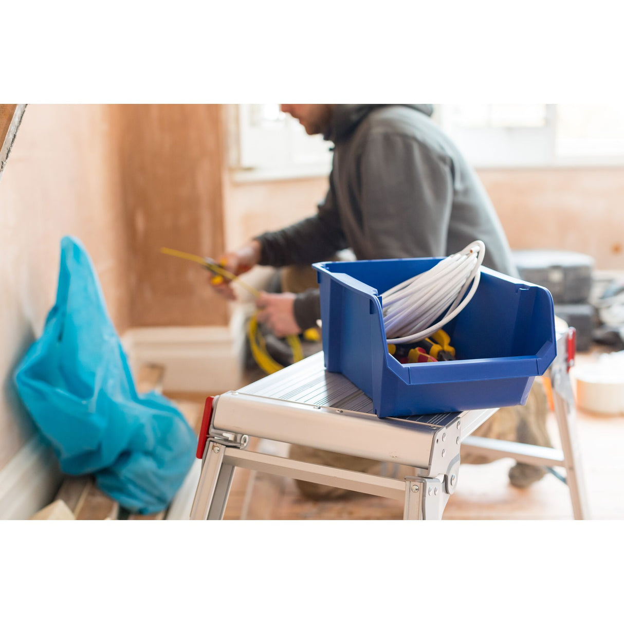 STANLEY Bac de rangement Bleu - 6,4 L - STST82743-1