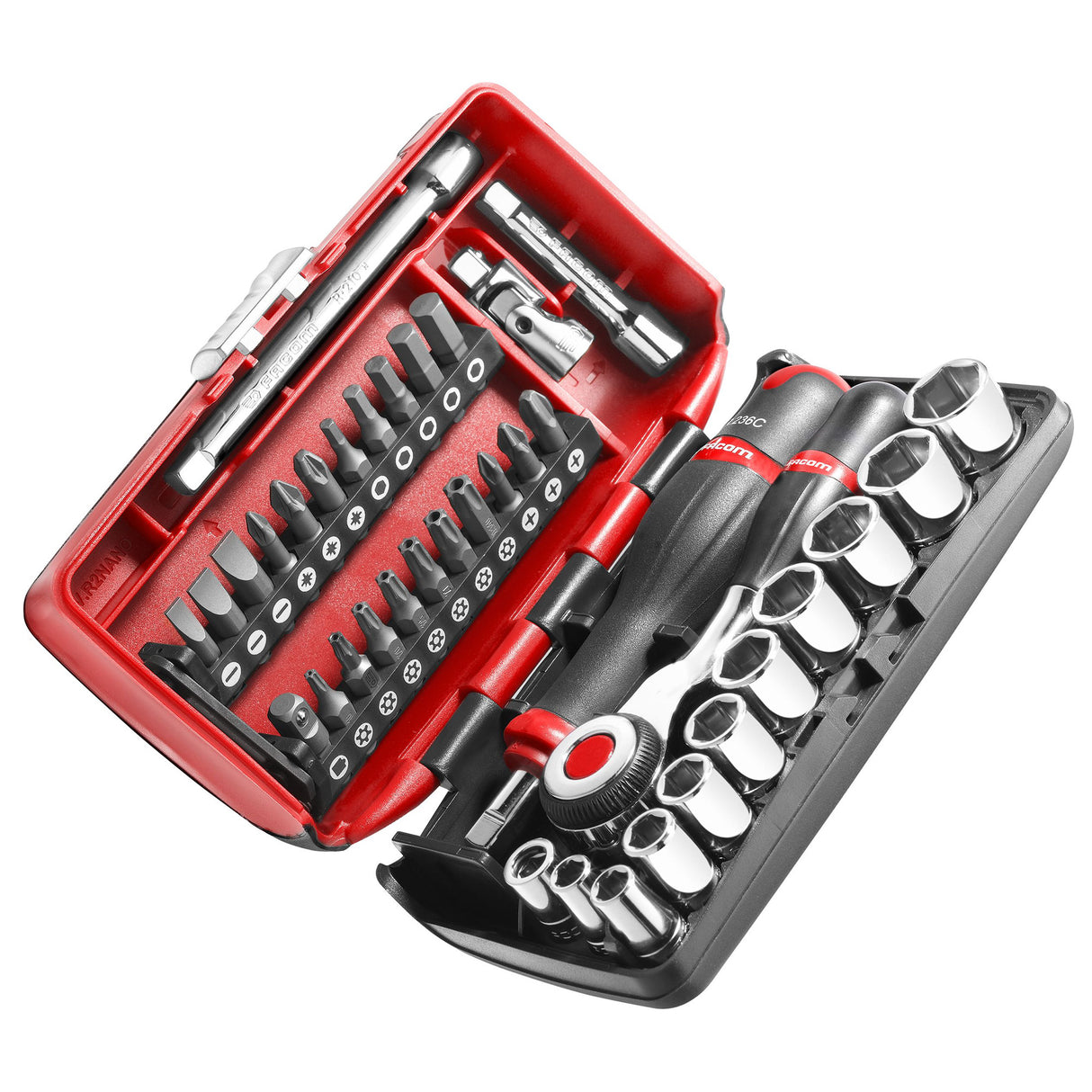 FACOM Coffret de clés à cliquet 1/4'' carré 38 outils R.360NANOPB