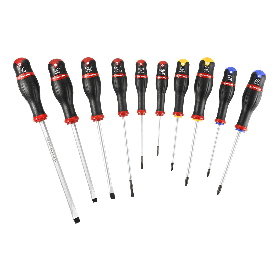 Jeu de 10 tournevis Protwist FACOM AT.J10