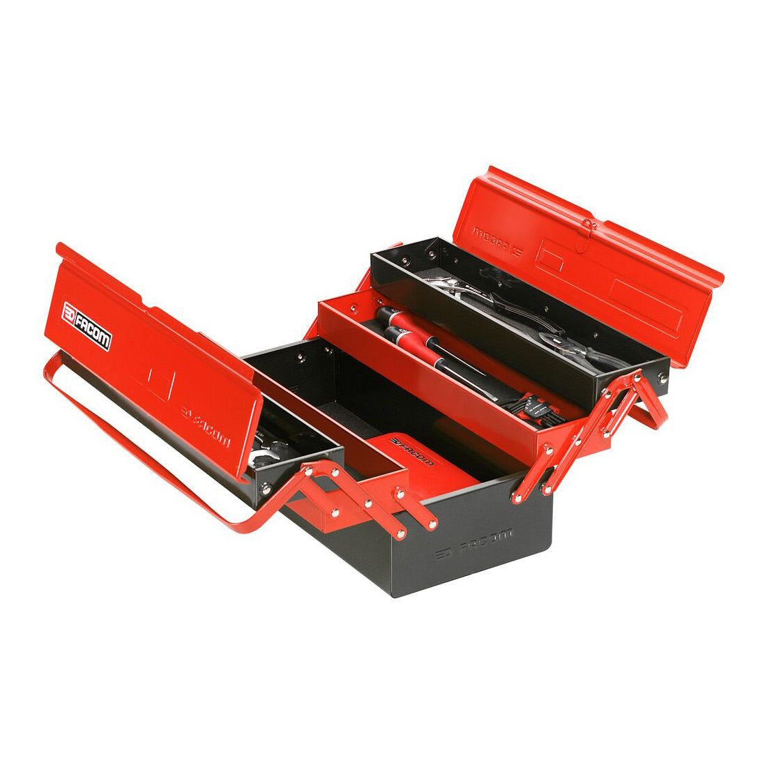 FACOM Boîte à outils métallique 5 cases BT.11GPB