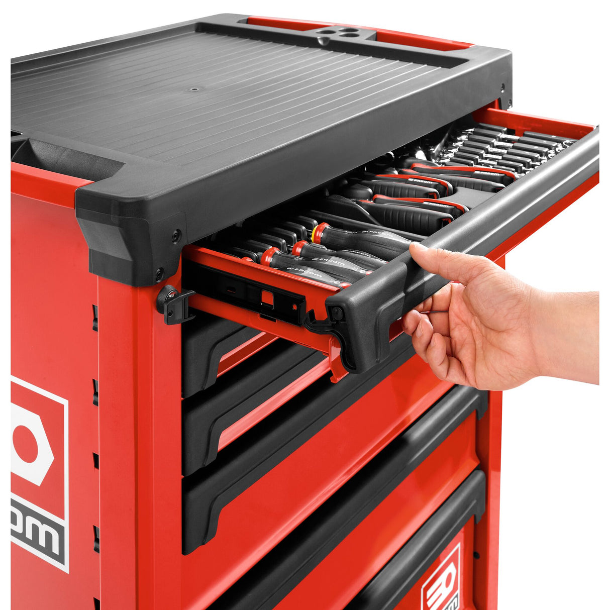 FACOM Servante d'atelier Roll M3 6 tiroirs rouge ROLL.6M3APF