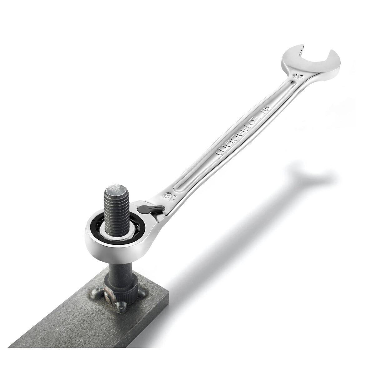 FACOM Clé mixte à cliquet plate compacte et réversible par levier