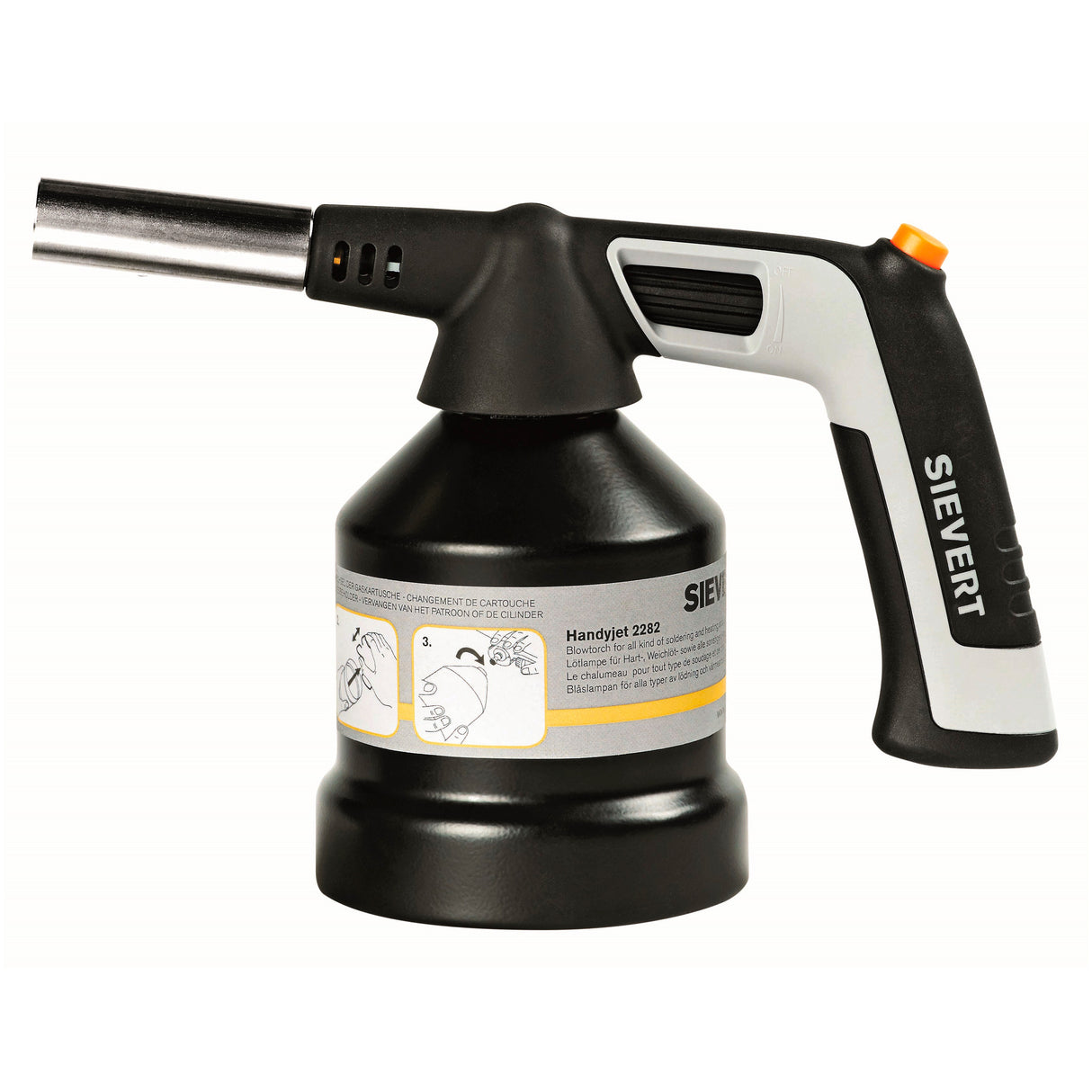 SIEVERT Brûleur Handyjet Piezo perçable et 1 cartouche 221093
