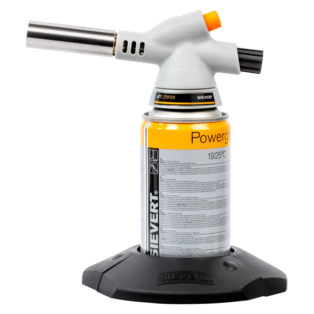 SIEVERT Chalumeau Piezo et 1 cartouche de gaz 220383 SI228102