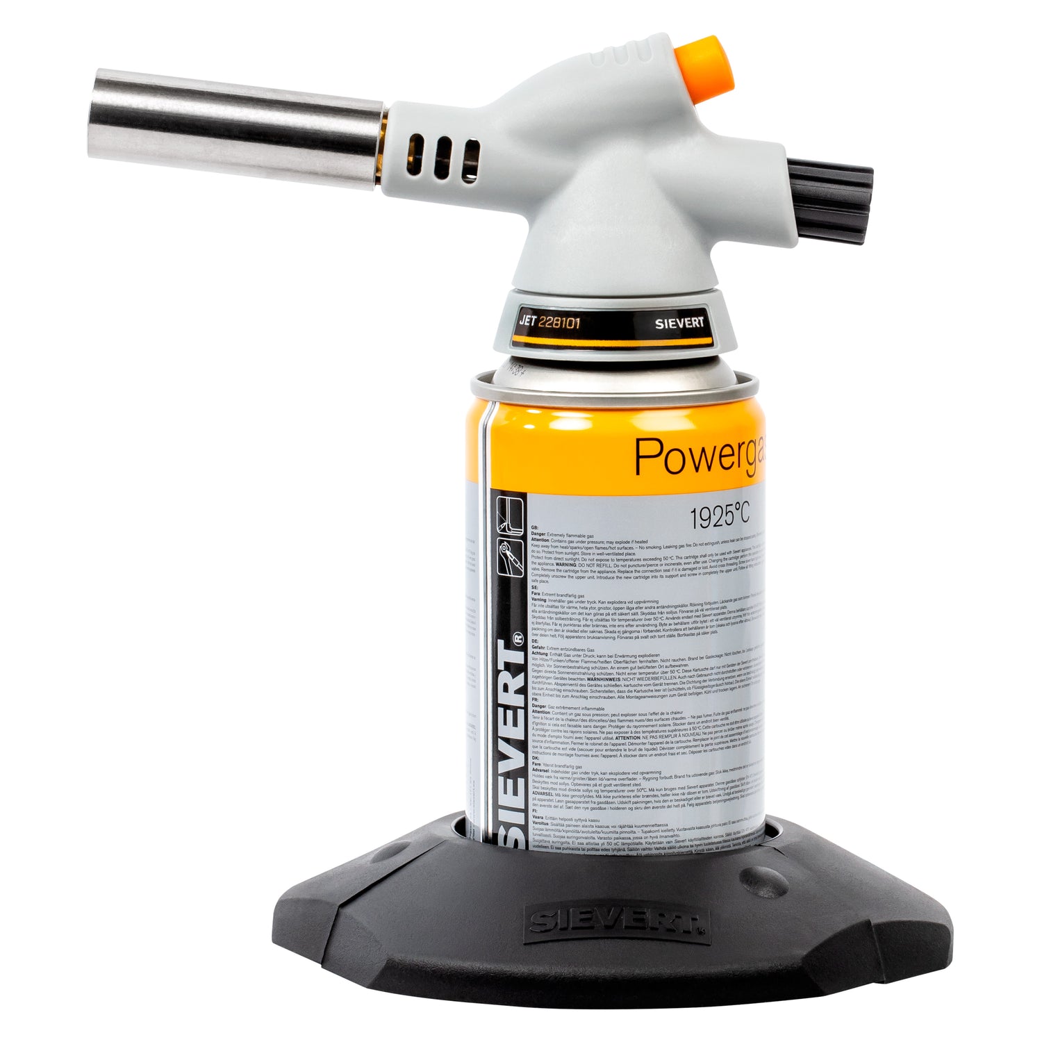 SIEVERT Chalumeau Piezo et 1 cartouche de gaz 220383 SI228102