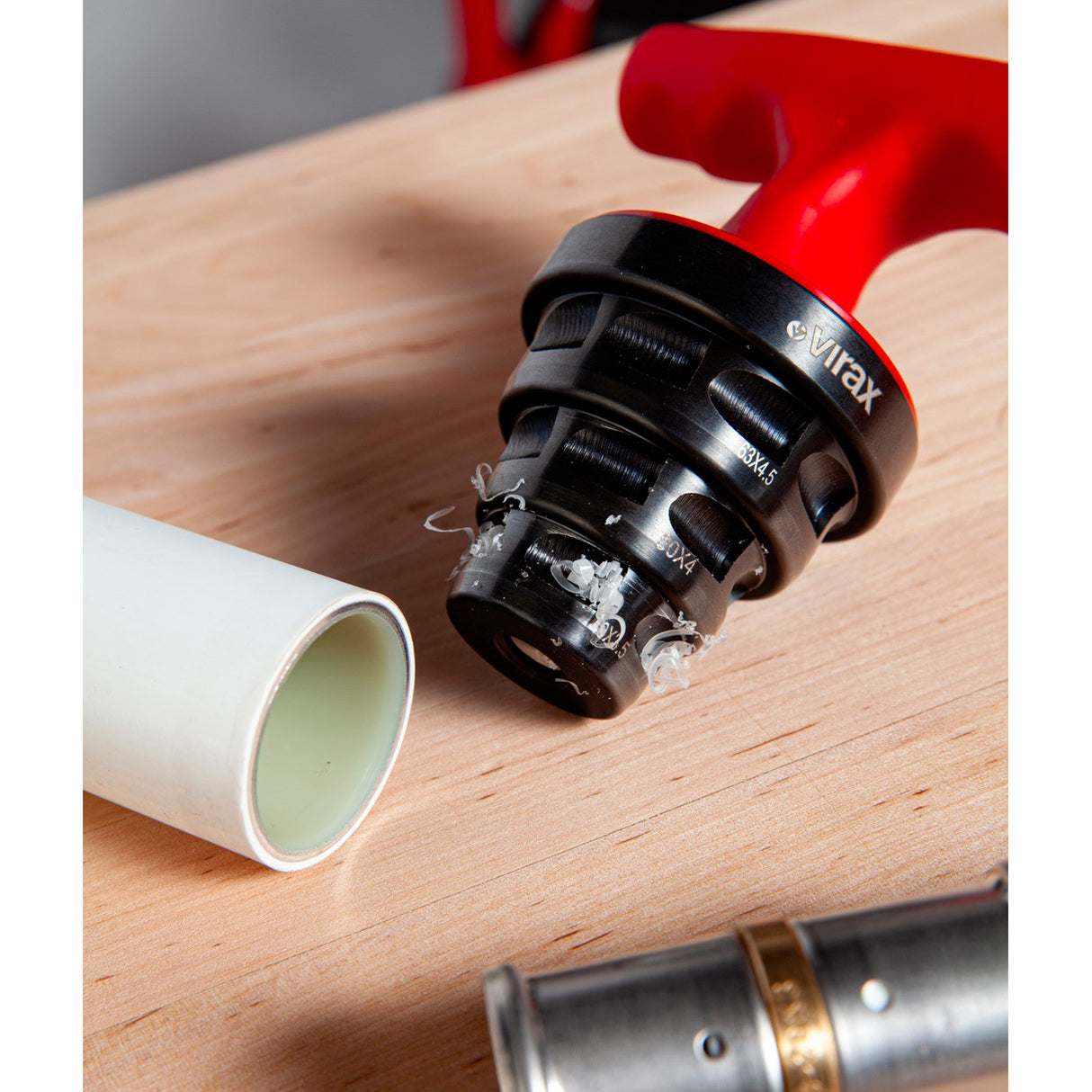 VIRAX Calibreur à cliquet 40x3,5 - 50x4 - 63x4,5mm 221280