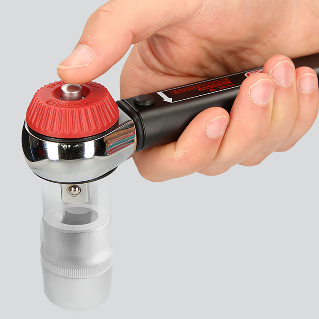 KS TOOL Clé dynamométrique ERGOTORQUE précision 1/4'' 15Nm 350mm 516.1422