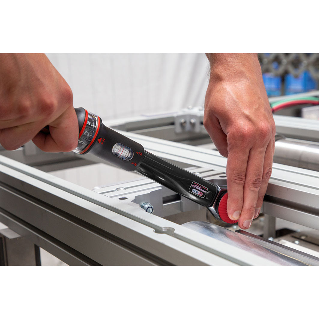 KS TOOL Clé dynamométrique ERGOTORQUE précision 1/4'' 15Nm 350mm 516.1422