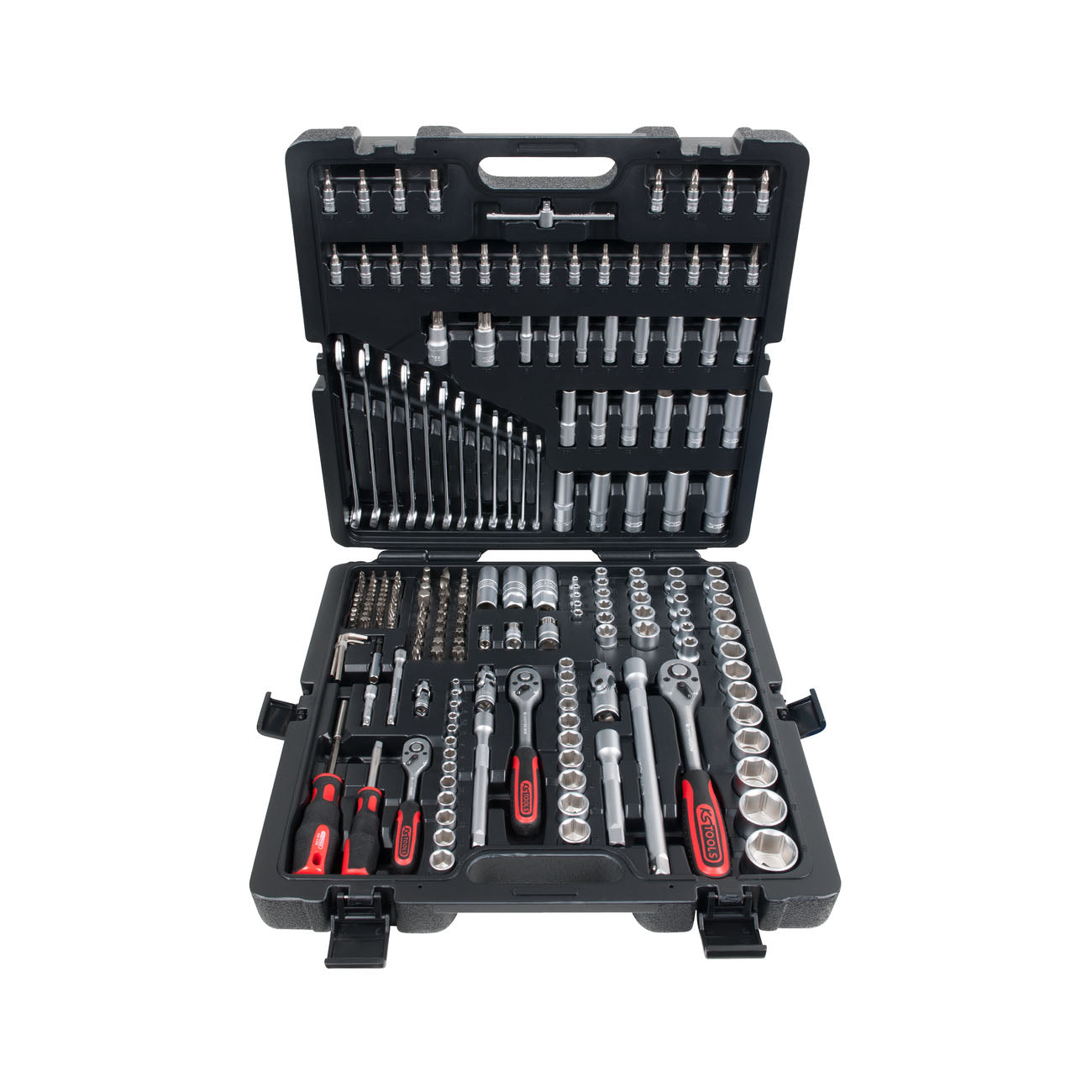 KS TOOL Jeu de douilles 1/4" + 3/8" + 1/2" 216 Unités 917.0216