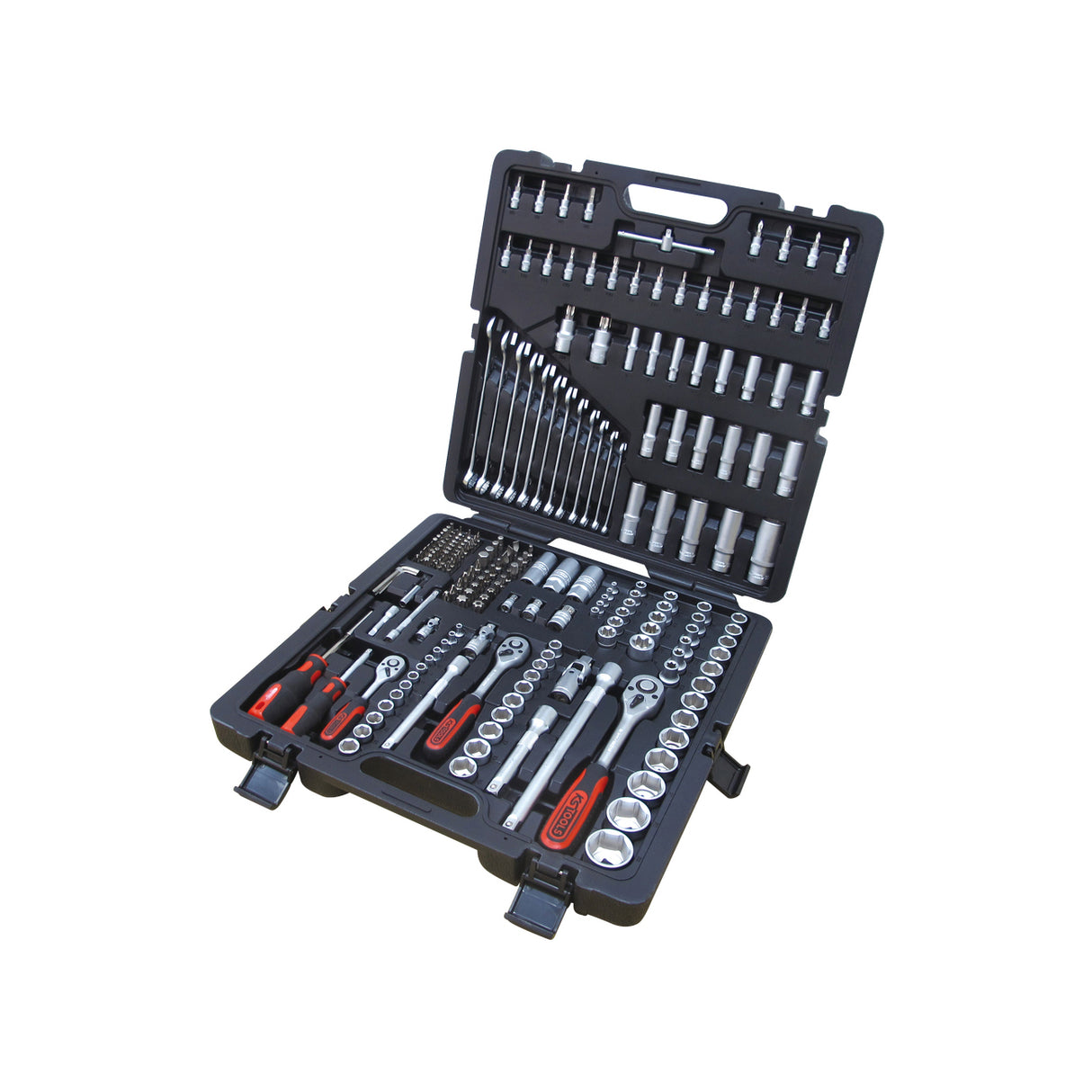 KS TOOL Jeu de douilles 1/4" + 3/8" + 1/2" 216 Unités 917.0216