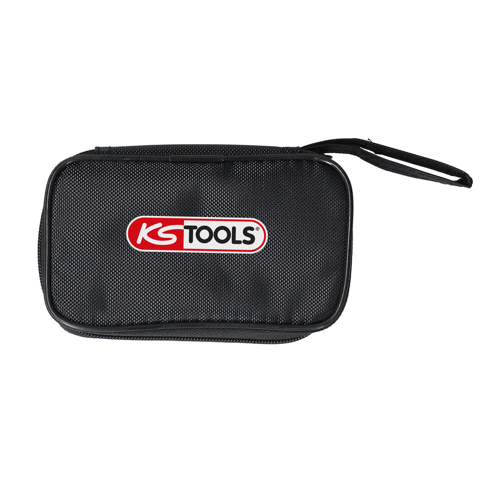 KS TOOLS Multimètre digital rechargeable True RMS avec housse de transport 150.1765F