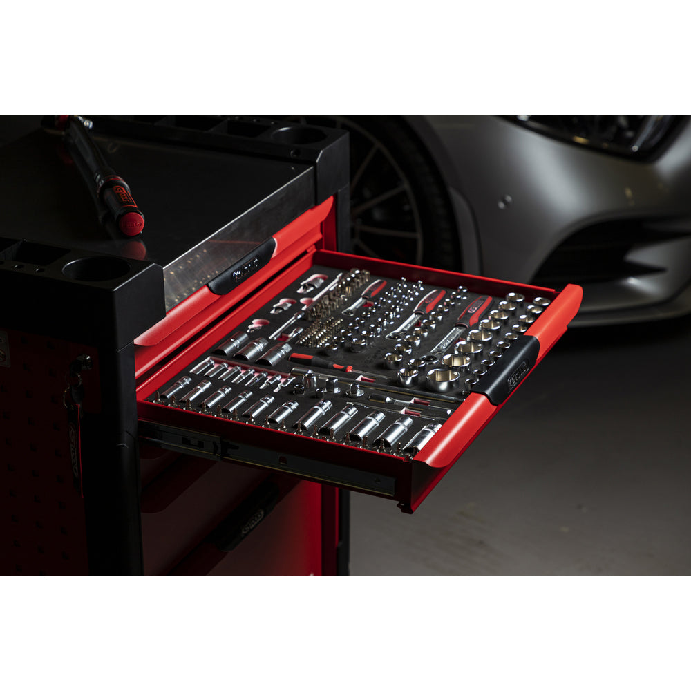 Module douilles et access. 1/4'' -3/8'' -1/2'', 175 pièces
