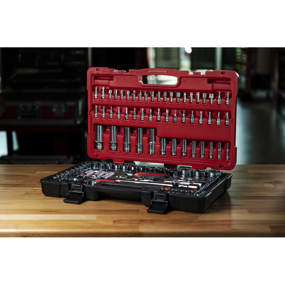 Coffret douilles et accessoires ULTIMATE 1/4'' - 1/2'', 111 pièces