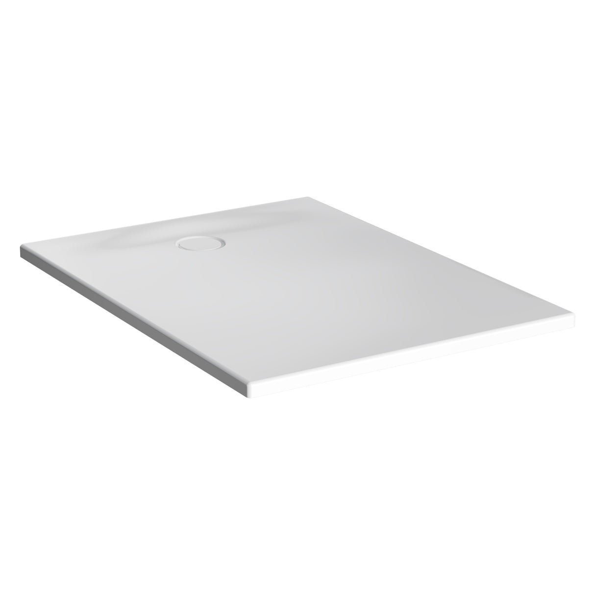 VitrA Receveur de douche acrylique LEAF ultraplat blanc texturé