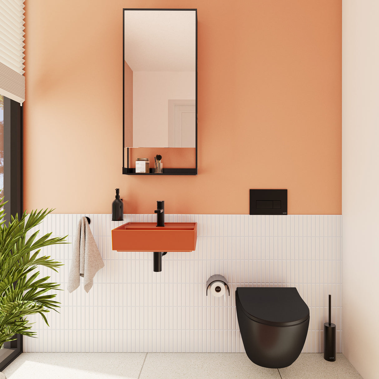 VitrA Plaque de commande WC double touche 3/6L SQUARE