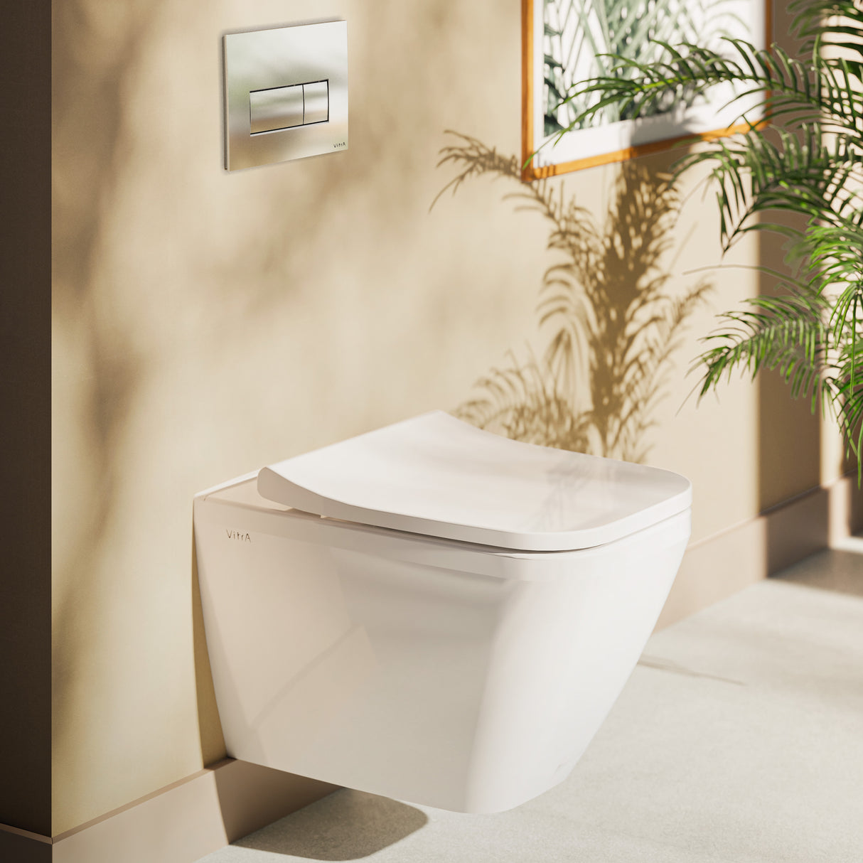 VitrA Plaque de commande WC double touche 3/6L SQUARE