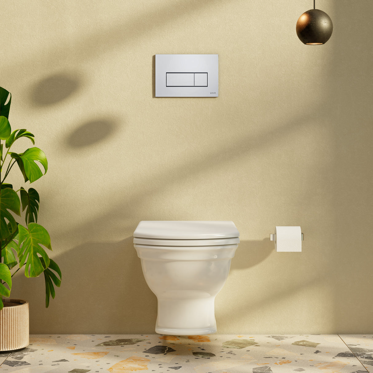 VitrA Plaque de commande WC double touche 3/6L SQUARE