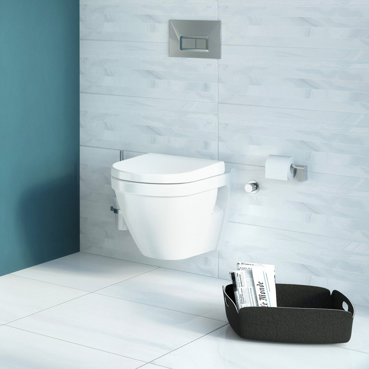 VitrA Pack WC S50 suspendu sans bride abattant fermeture douce 3/6L 7740B003-6039