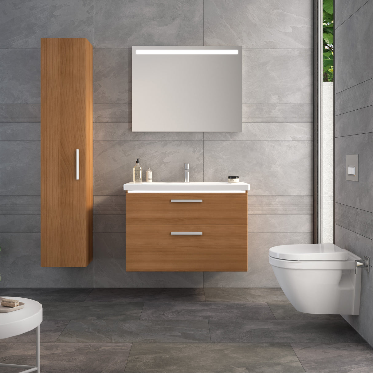 VitrA Pack WC S50 suspendu sans bride abattant fermeture douce 3/6L 7740B003-6039