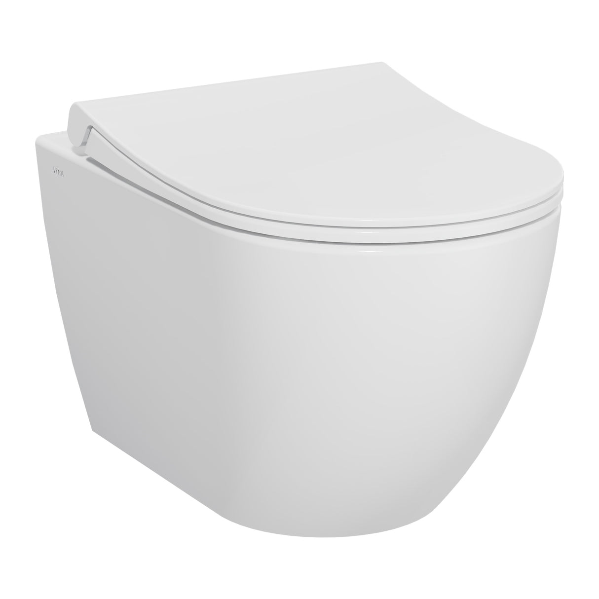 VitrA Pack WC Mia Round suspendu sans bride abattant Slim à fermeture douce 7510B003-6319