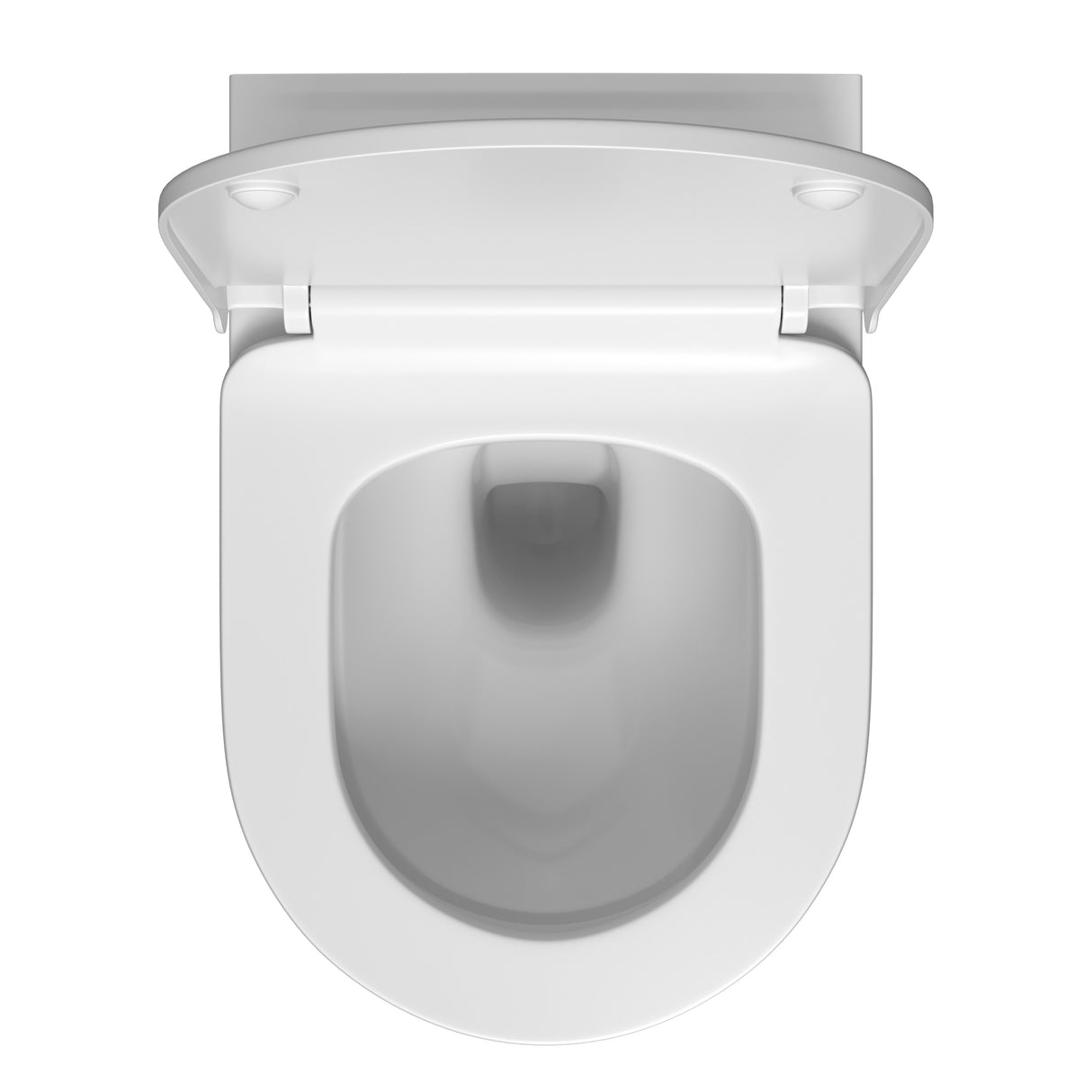 VitrA Pack WC Mia Round suspendu sans bride abattant Slim à fermeture douce 7510B003-6319