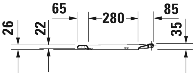 DURAVIT Abattant WC D-Code 0067310099