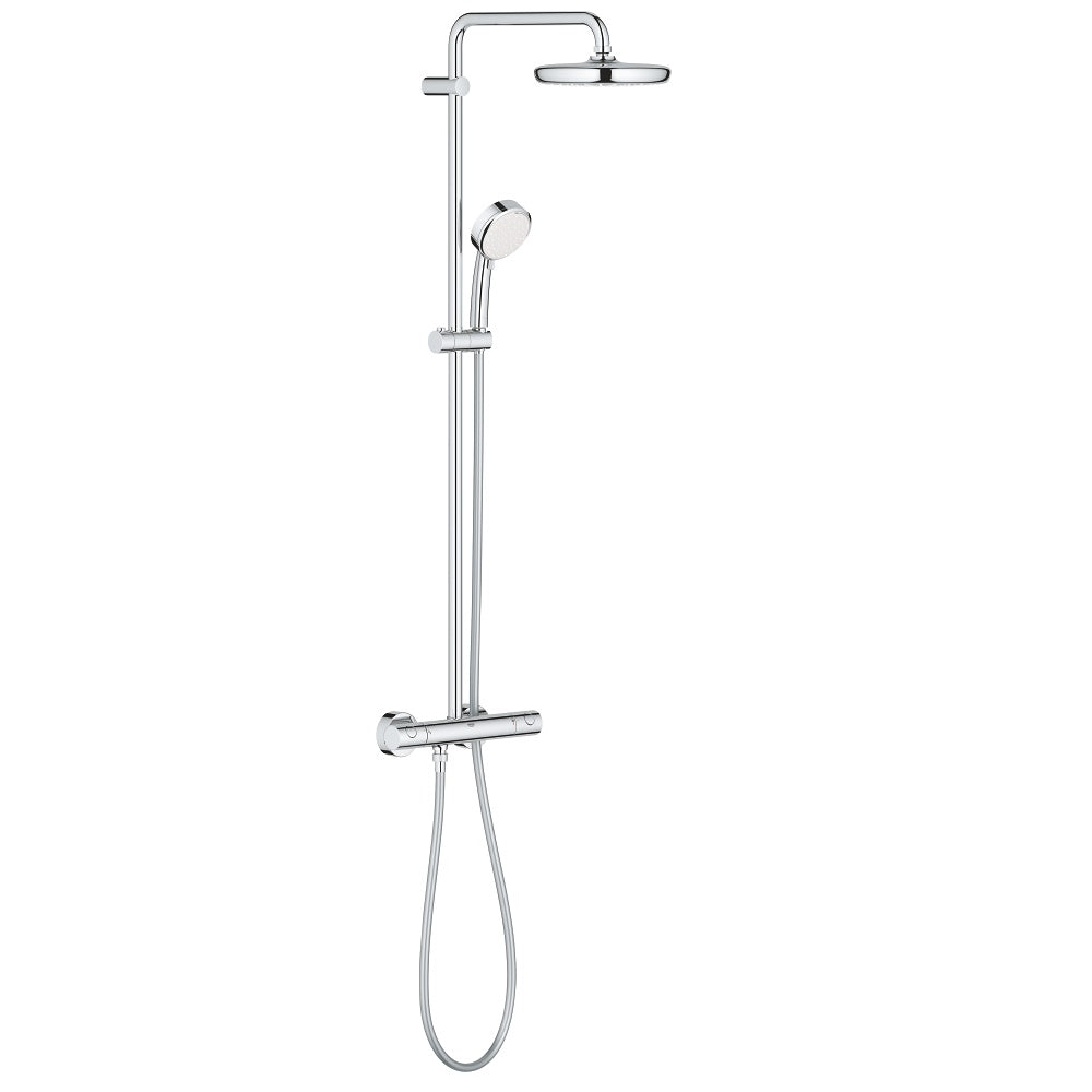 GROHE Colonne de douche 2 jets avec mitigeur thermostatique Tempesta Cosmopolitan System 210 27922001