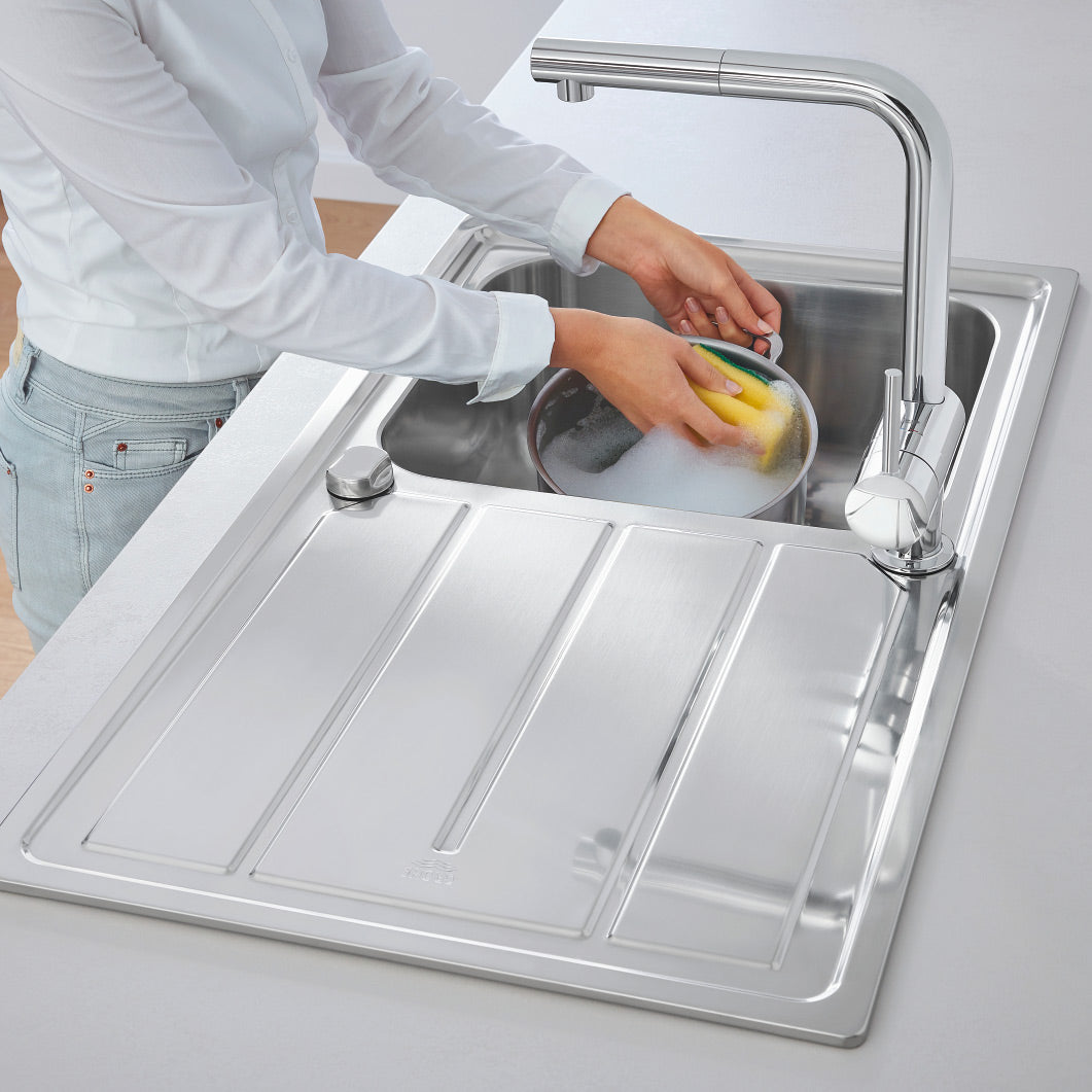 GROHE Mitigeur de cuisine taille L mousseur extractible Minta