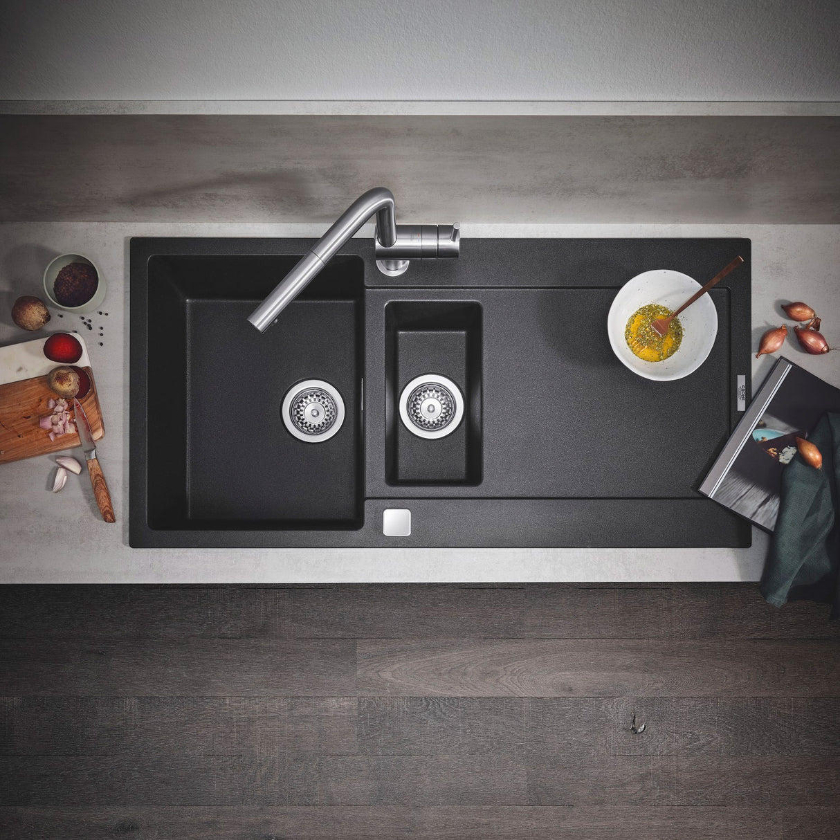 GROHE Mitigeur de cuisine douchette extractible Minta